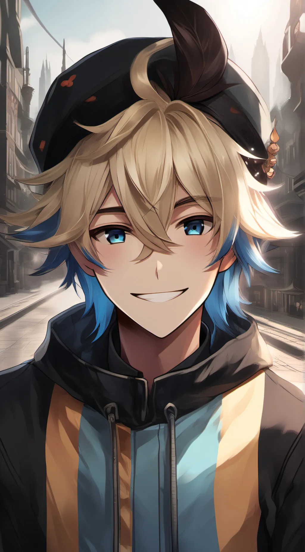 ai character:  Michael/nick🎭😏 background