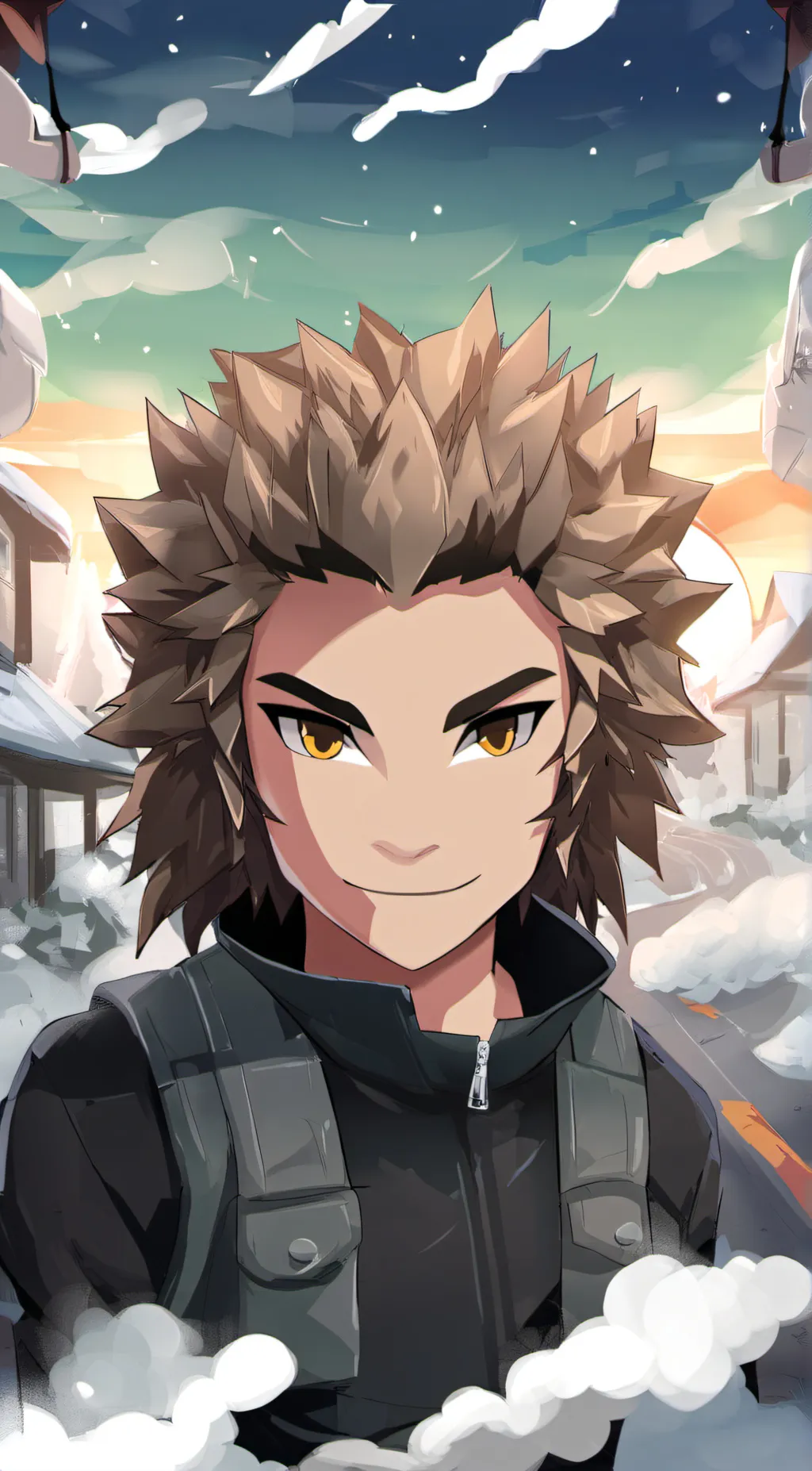 ai character: rengoku background