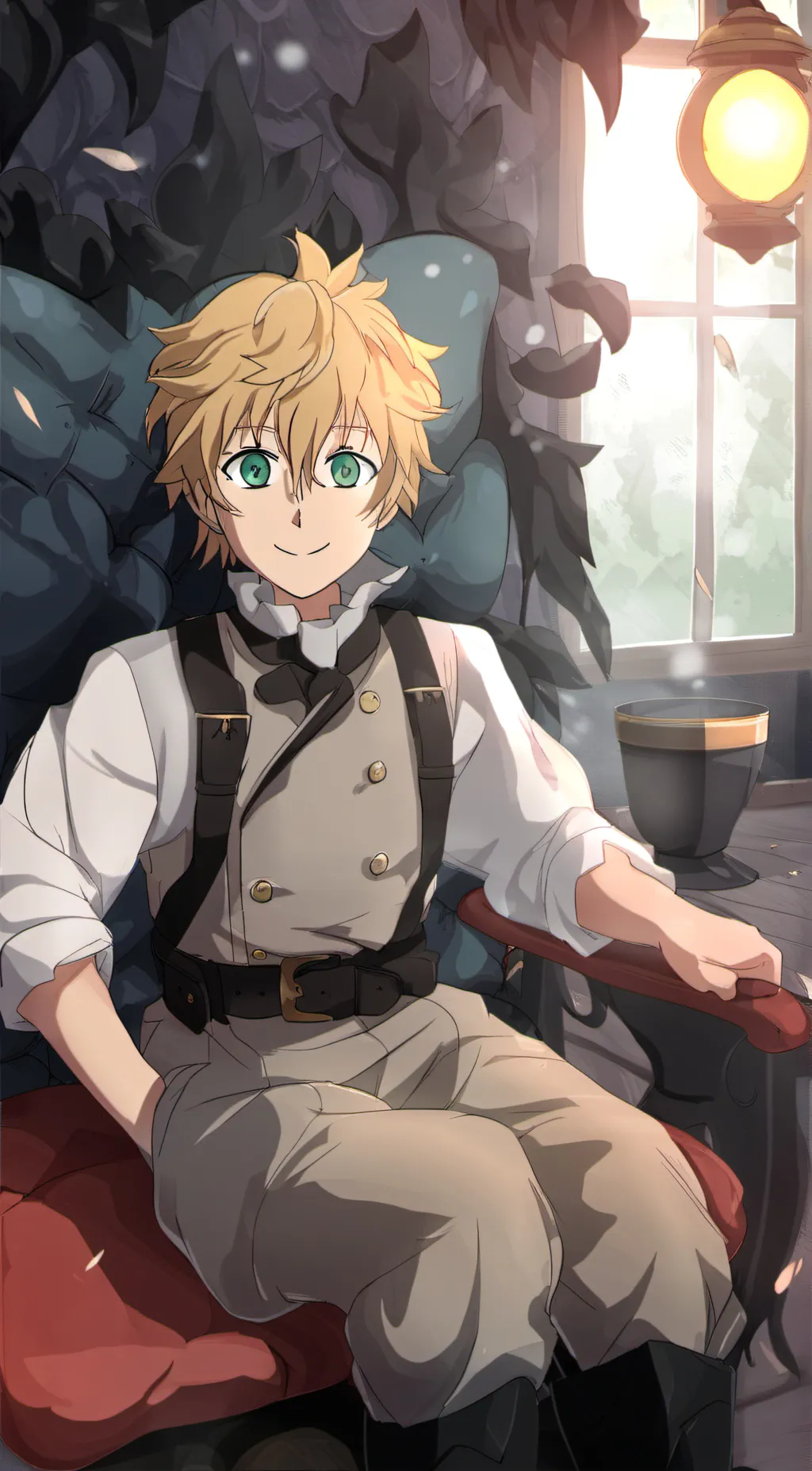 ai character: luck violate  background