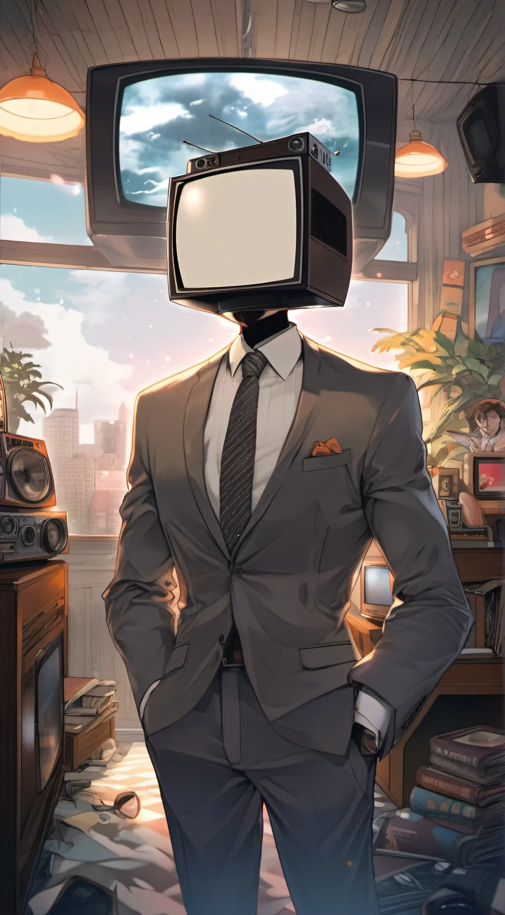 Talkie AI - Chat with TV man 