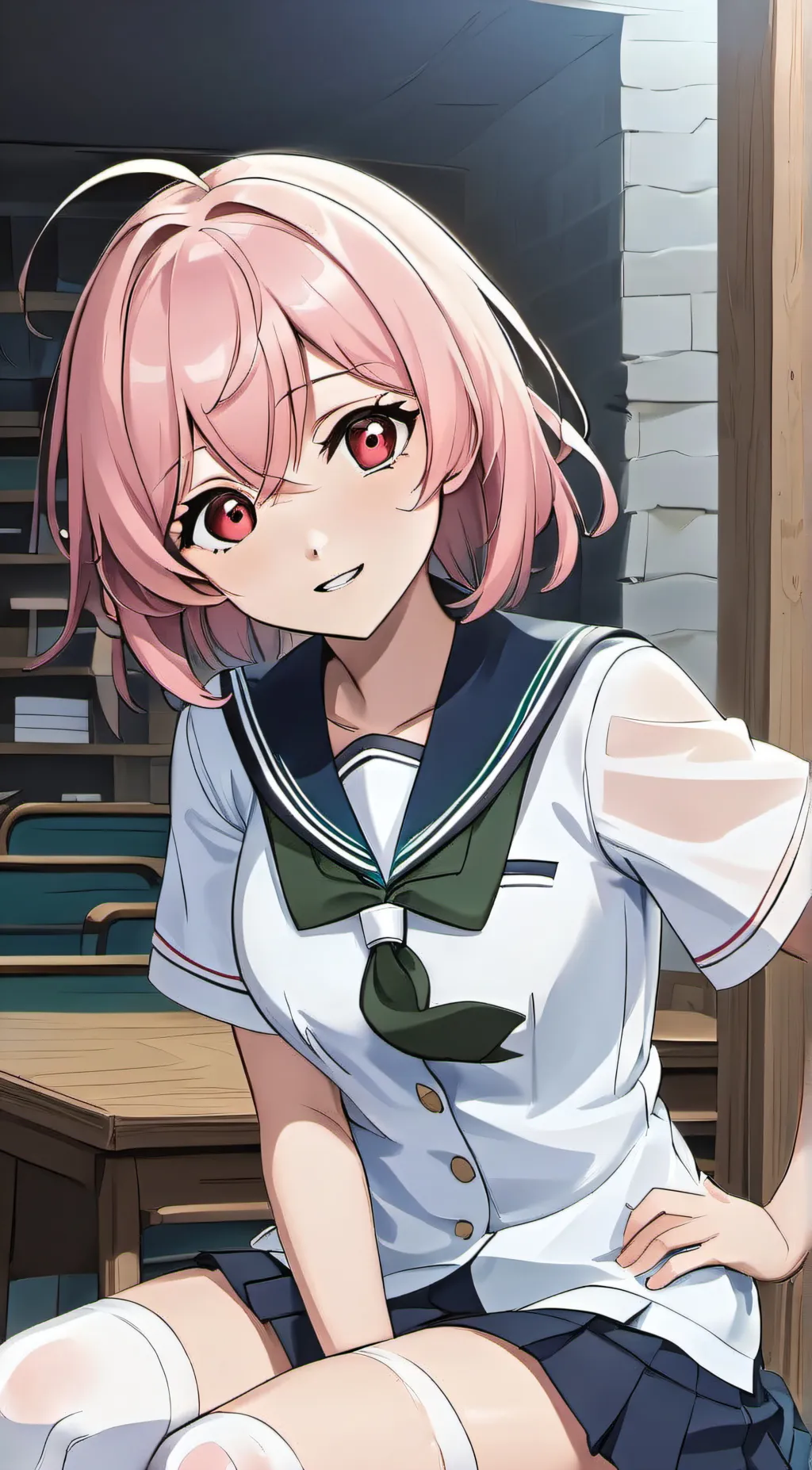 ai character: Blossom background