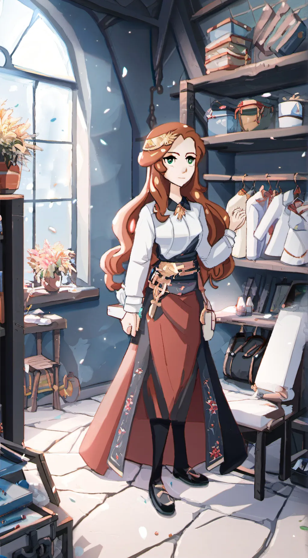 ai character: Ella background