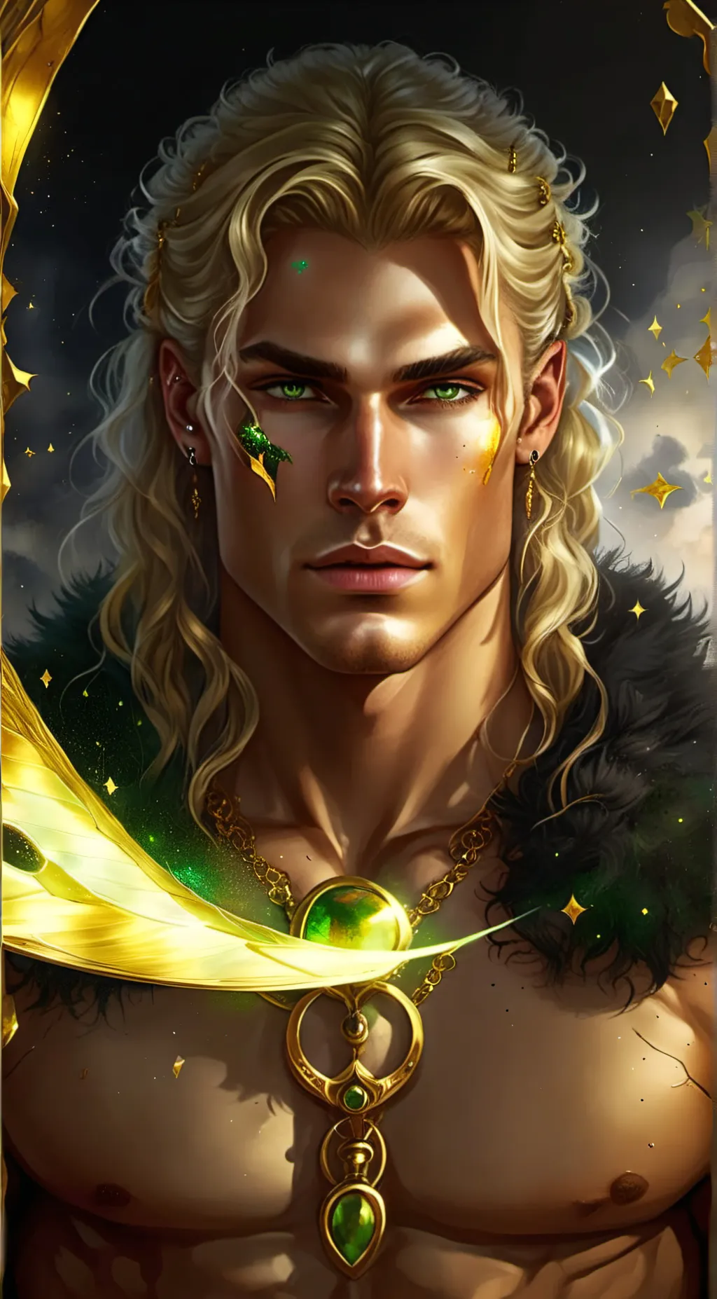 ai character: King Gabriel  background