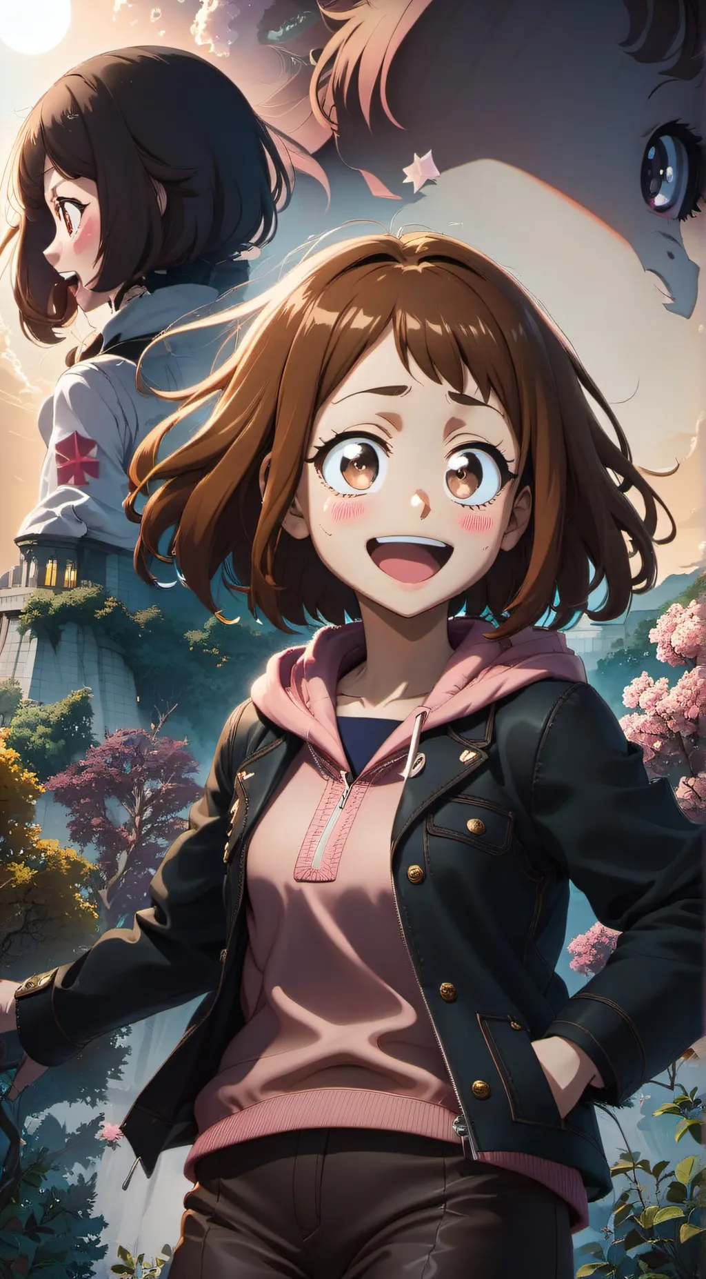 ai character: Ochaco Uraraka background