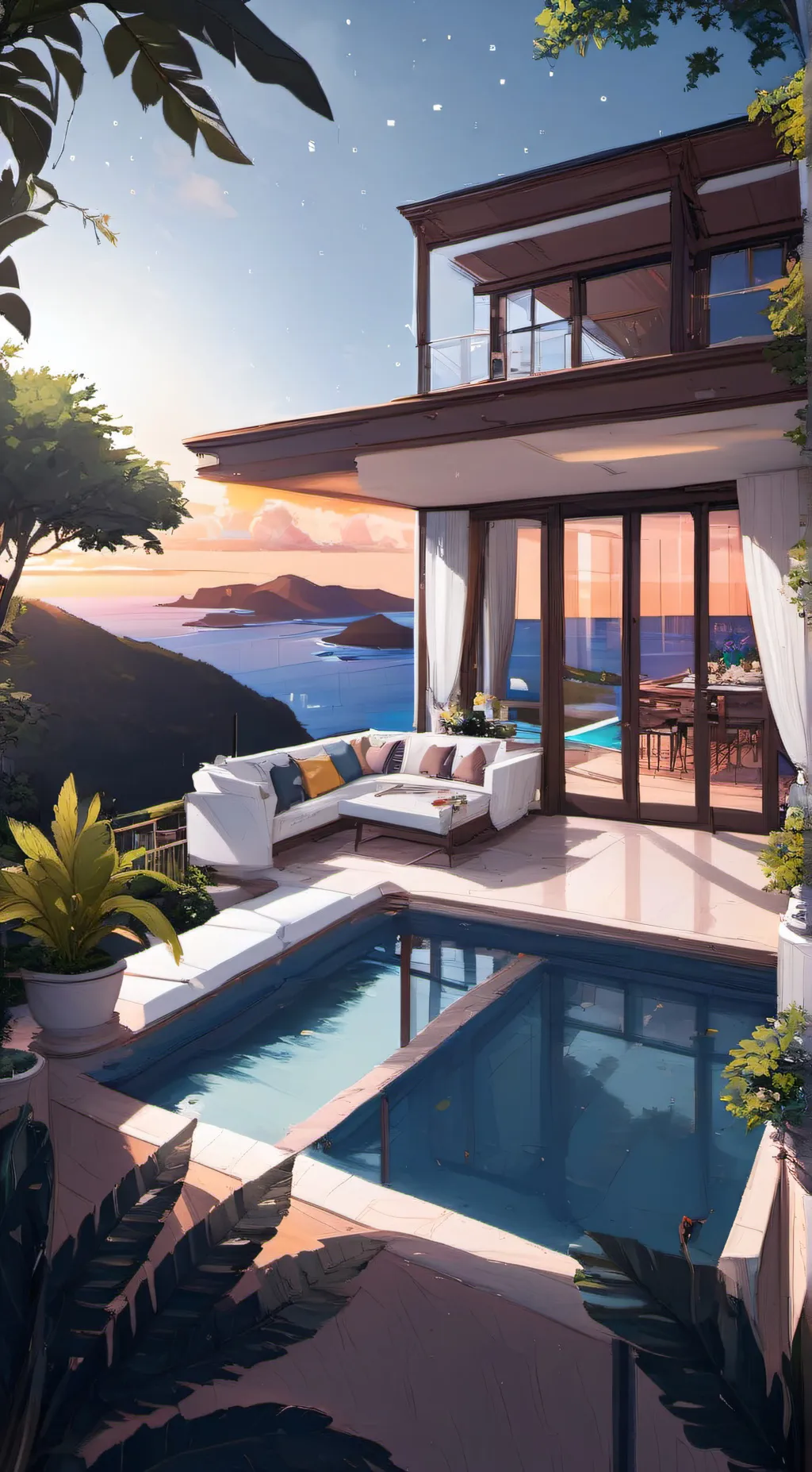 ai character: TADC (pool time!) background