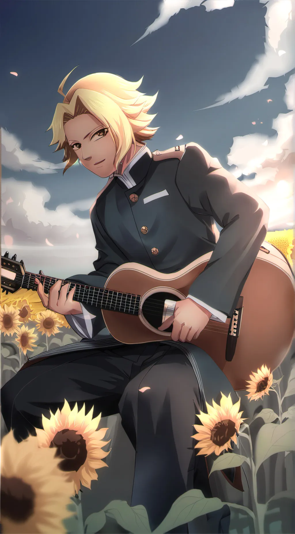 ai character: Harmony background