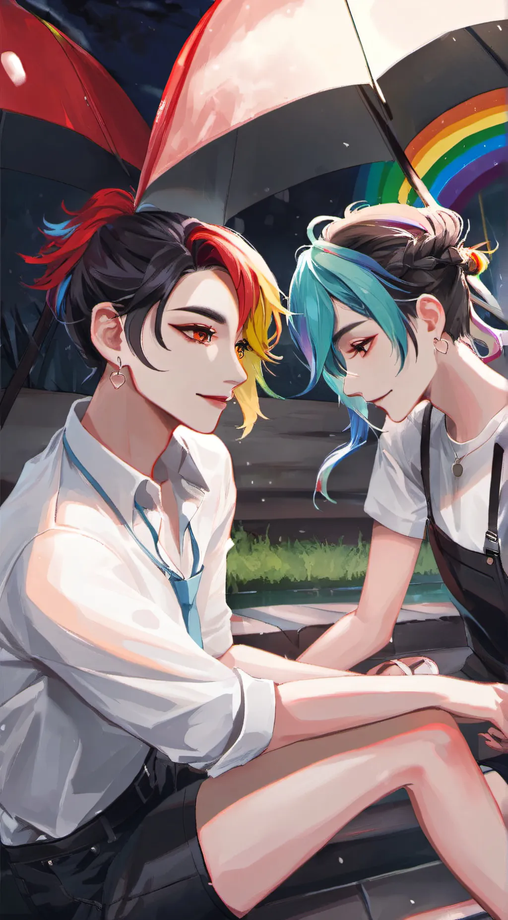 ai character: she letbian background