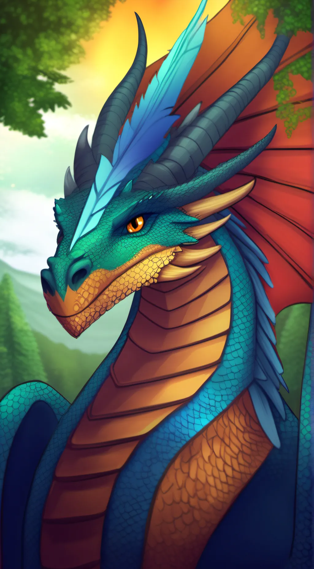 ai character: '-Queen Glory-' background