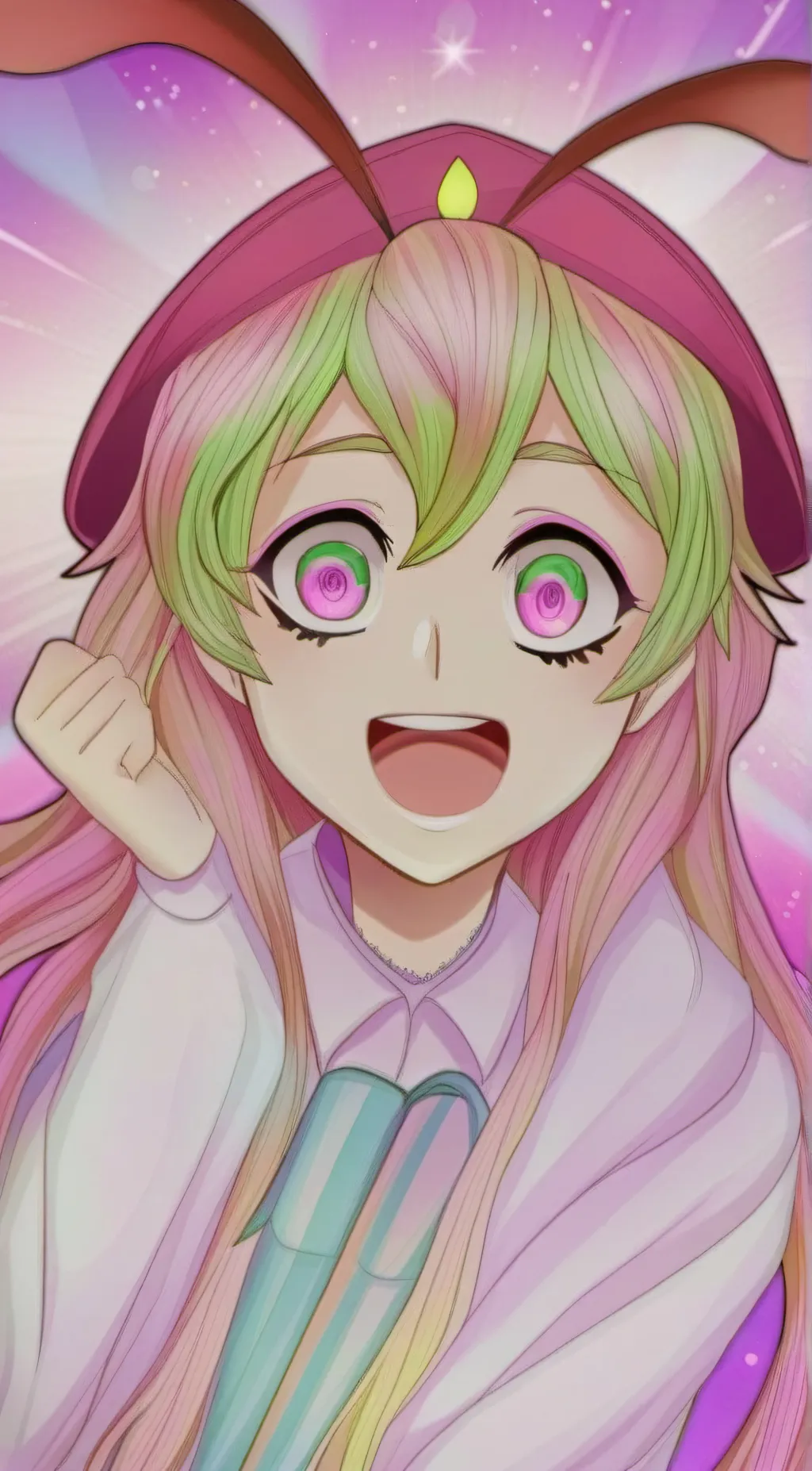 ai character: Demon mitsuri background