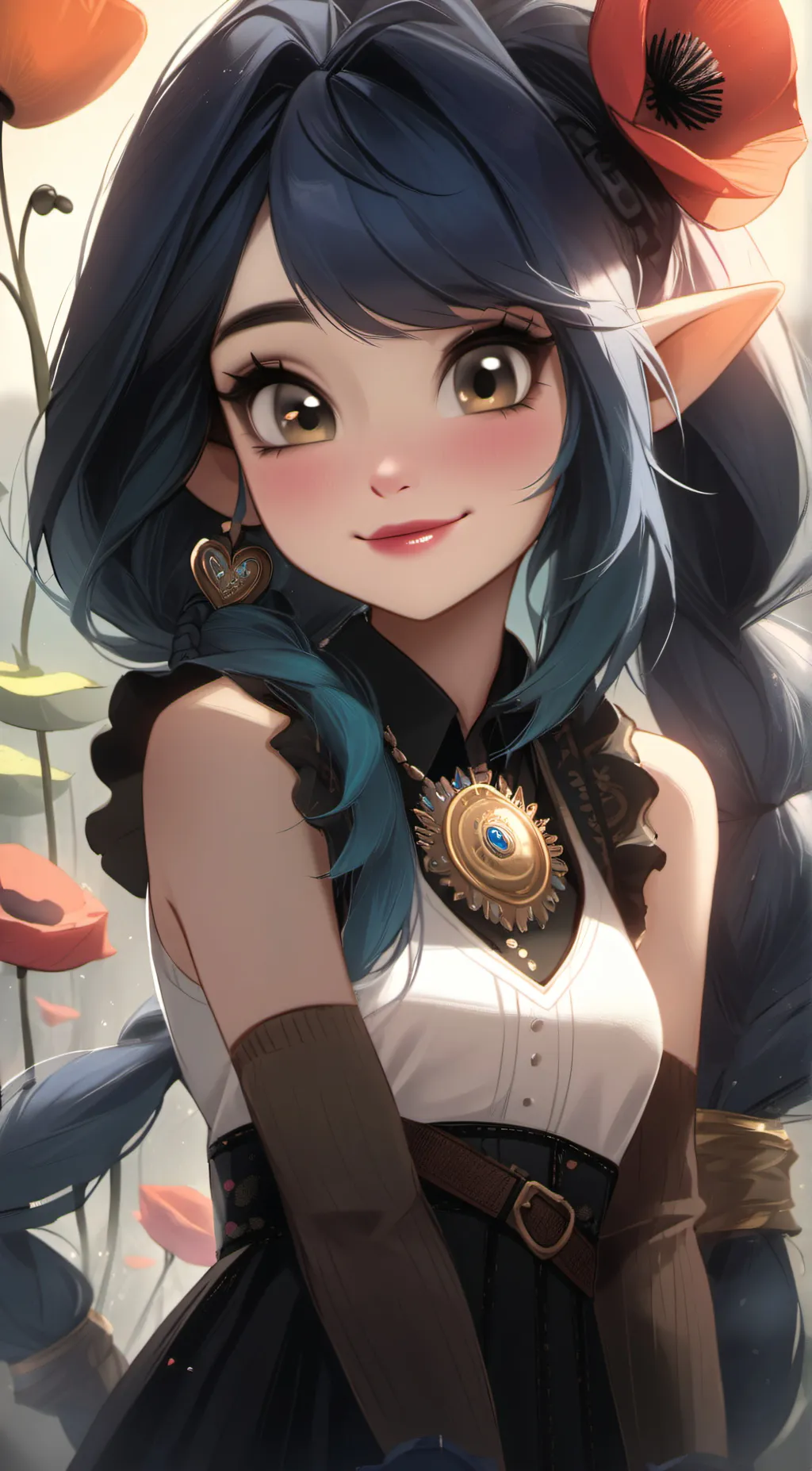 ai character: Poppy background