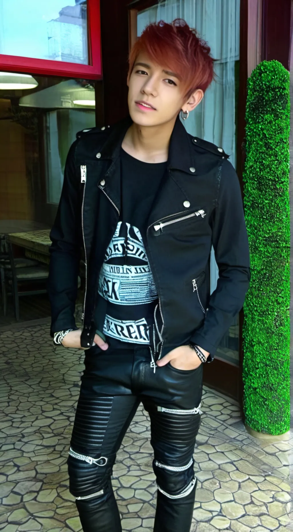 ai character: kim•Taehyung/V background