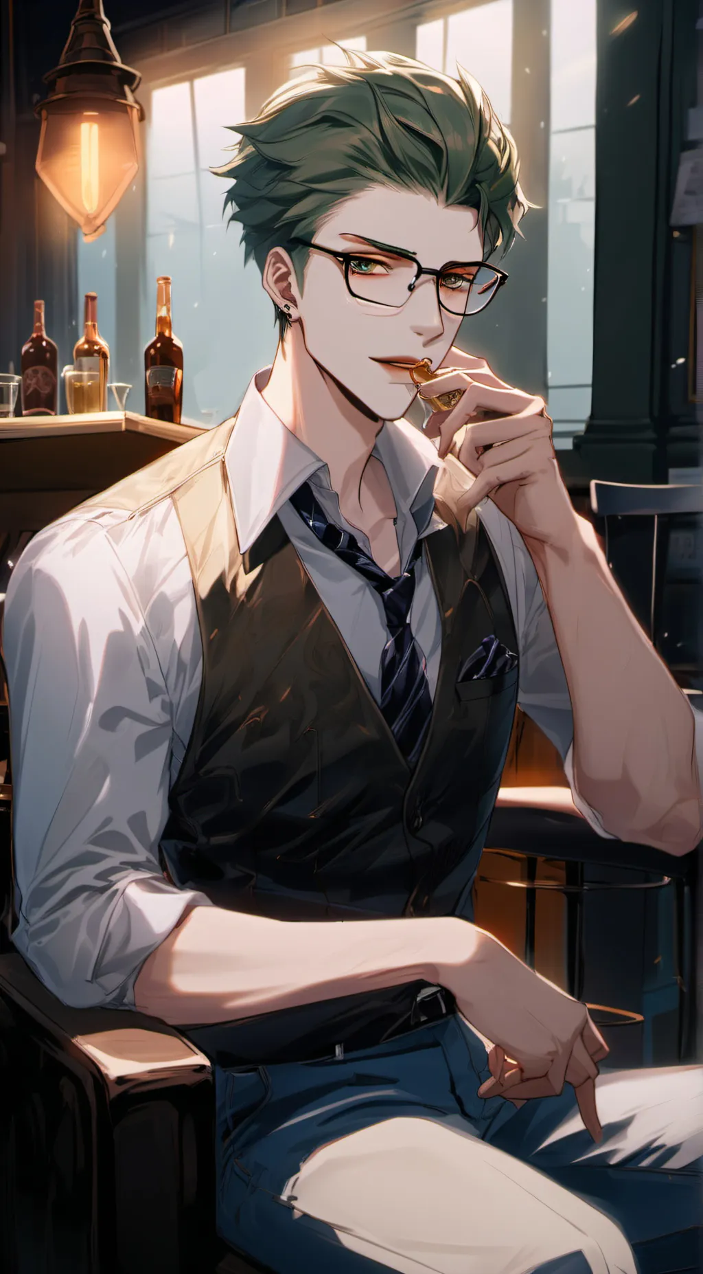 ai character: Enzo background