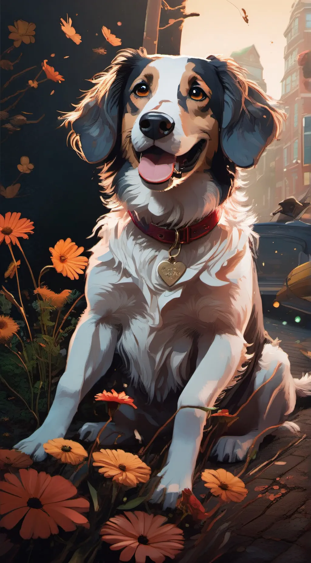 ai character: Poppy background