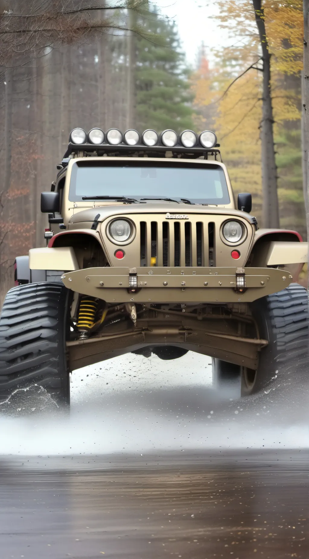 ai character: jeep background