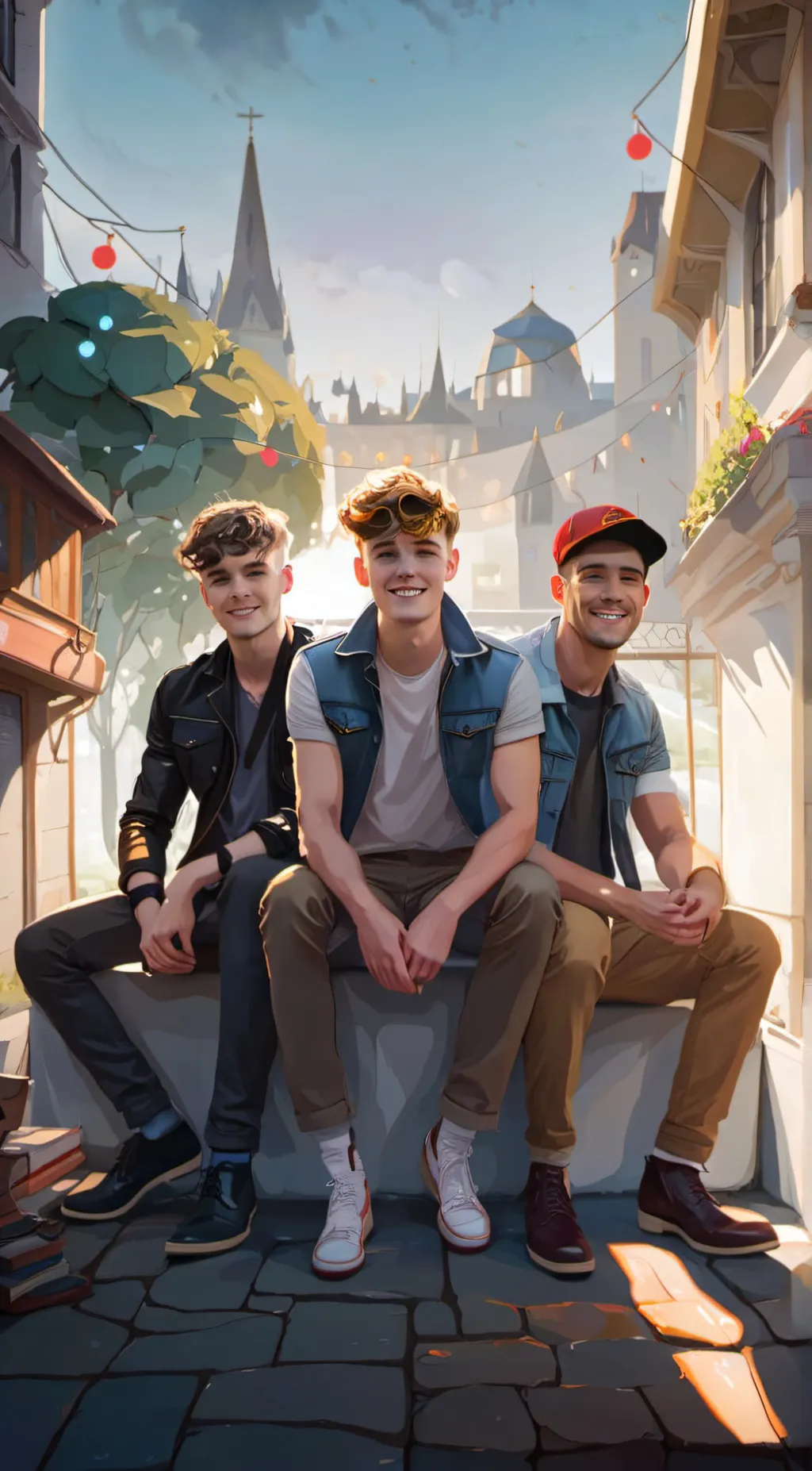 ai character: here at last  background