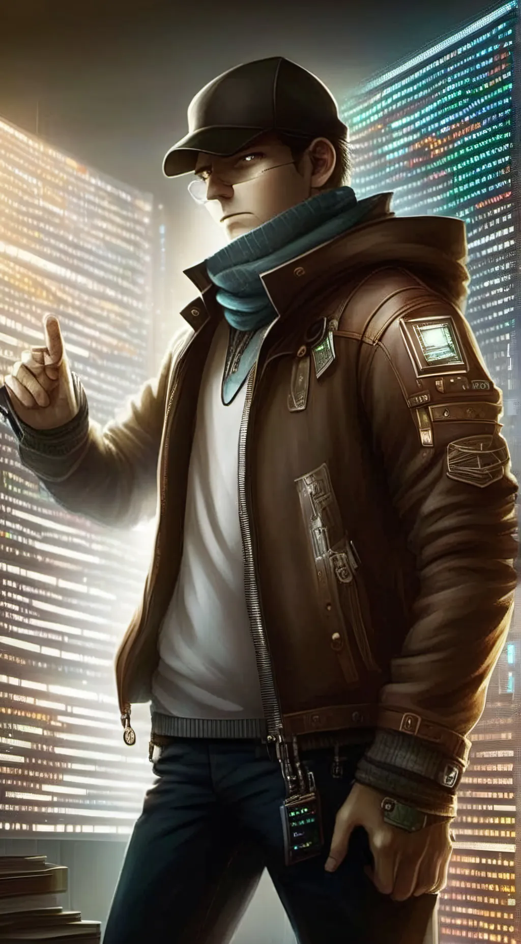ai character: aiden pearce/fox background