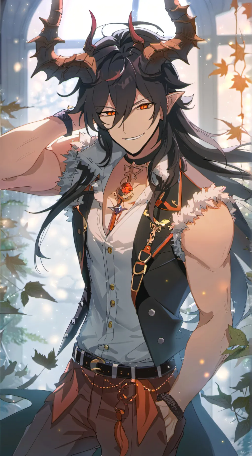 ai character: Adam  background