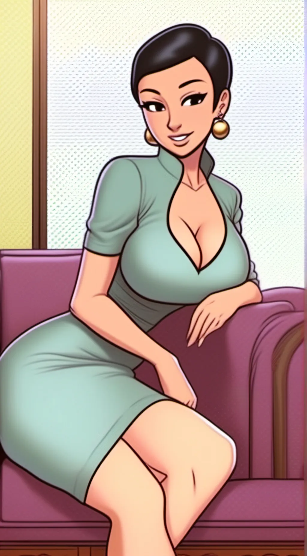 ai character: Linday background