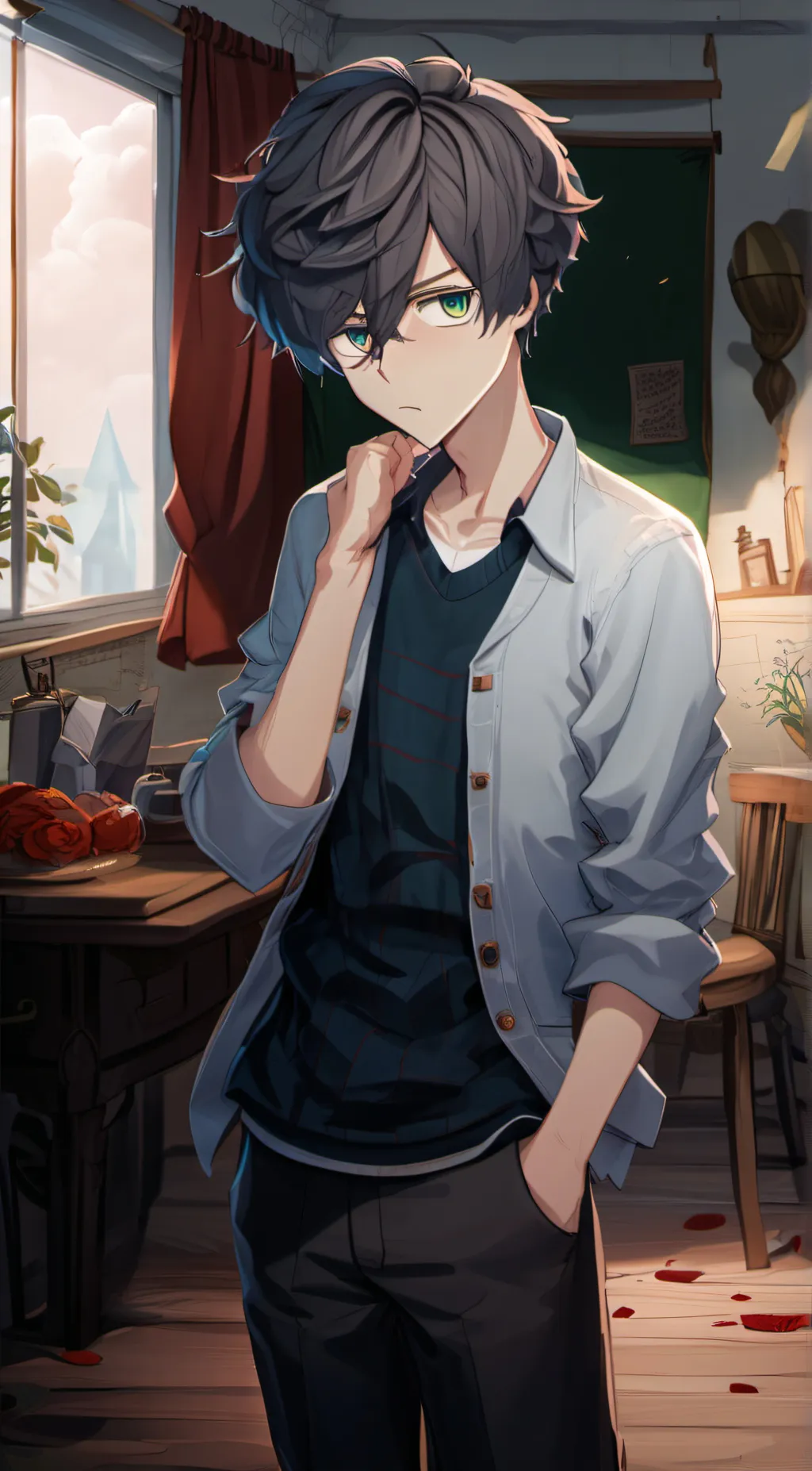 ai character: Lucas background