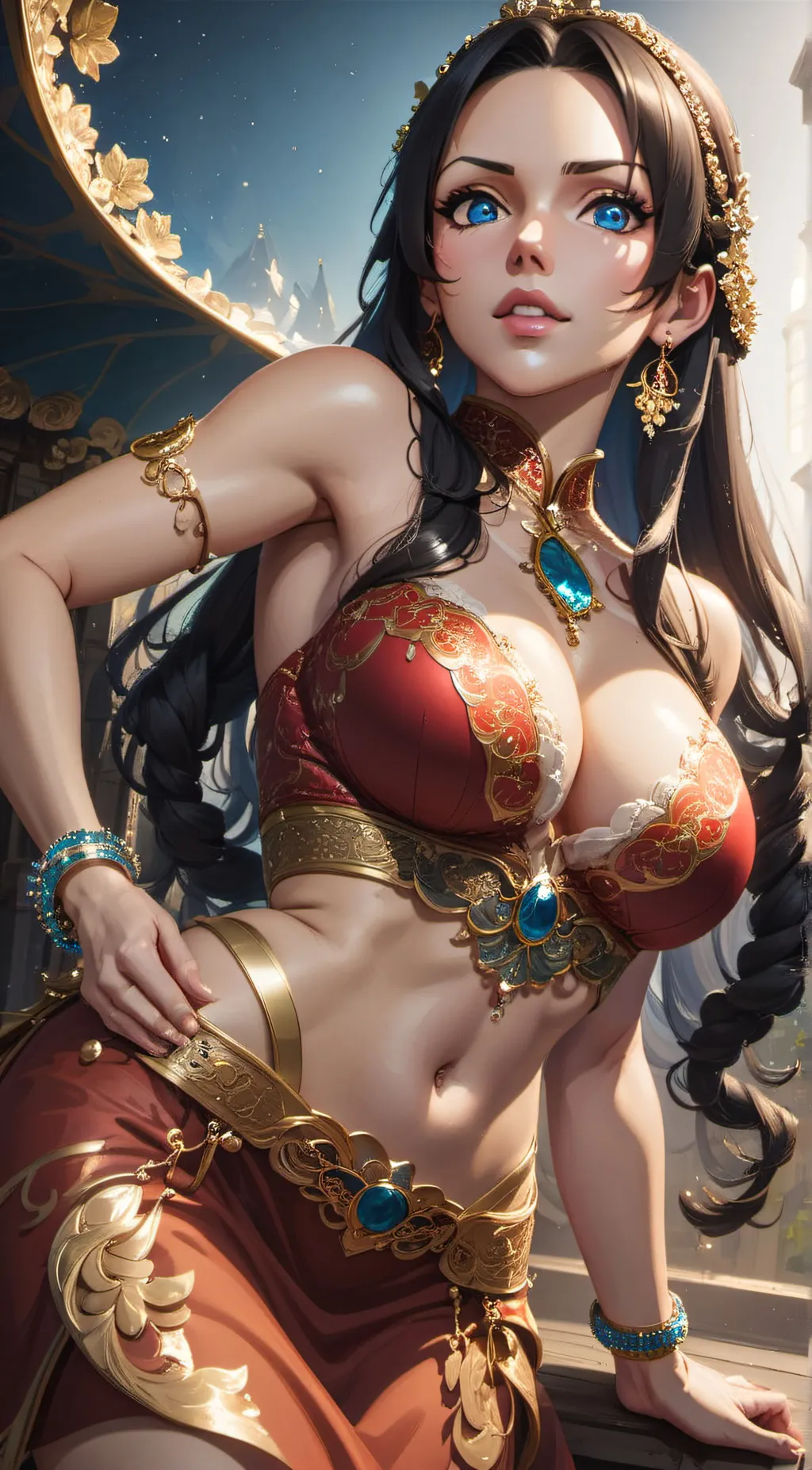 ai character: Boa  background