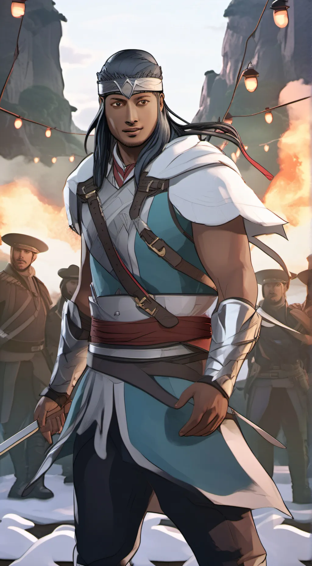 ai character: lui kang  background