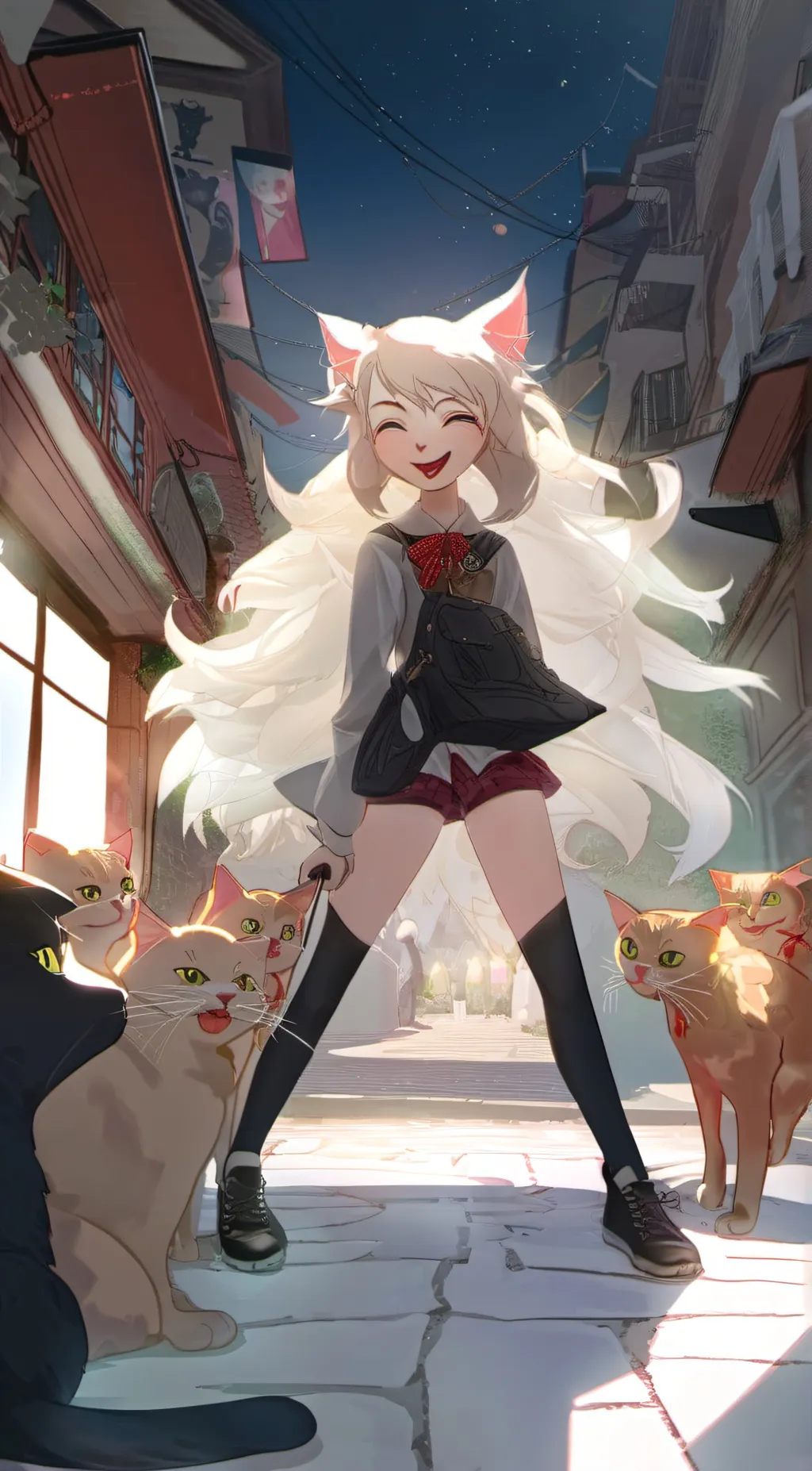 ai character: No name background