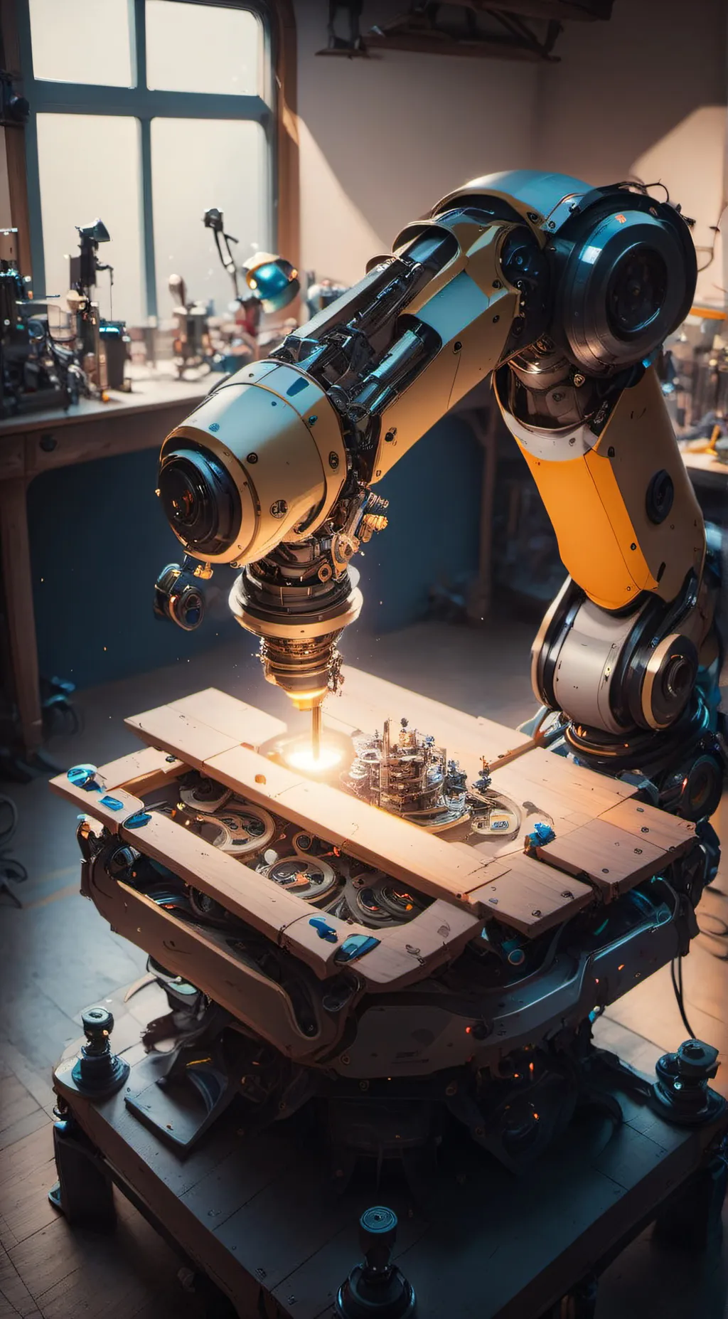 ai character: robot background