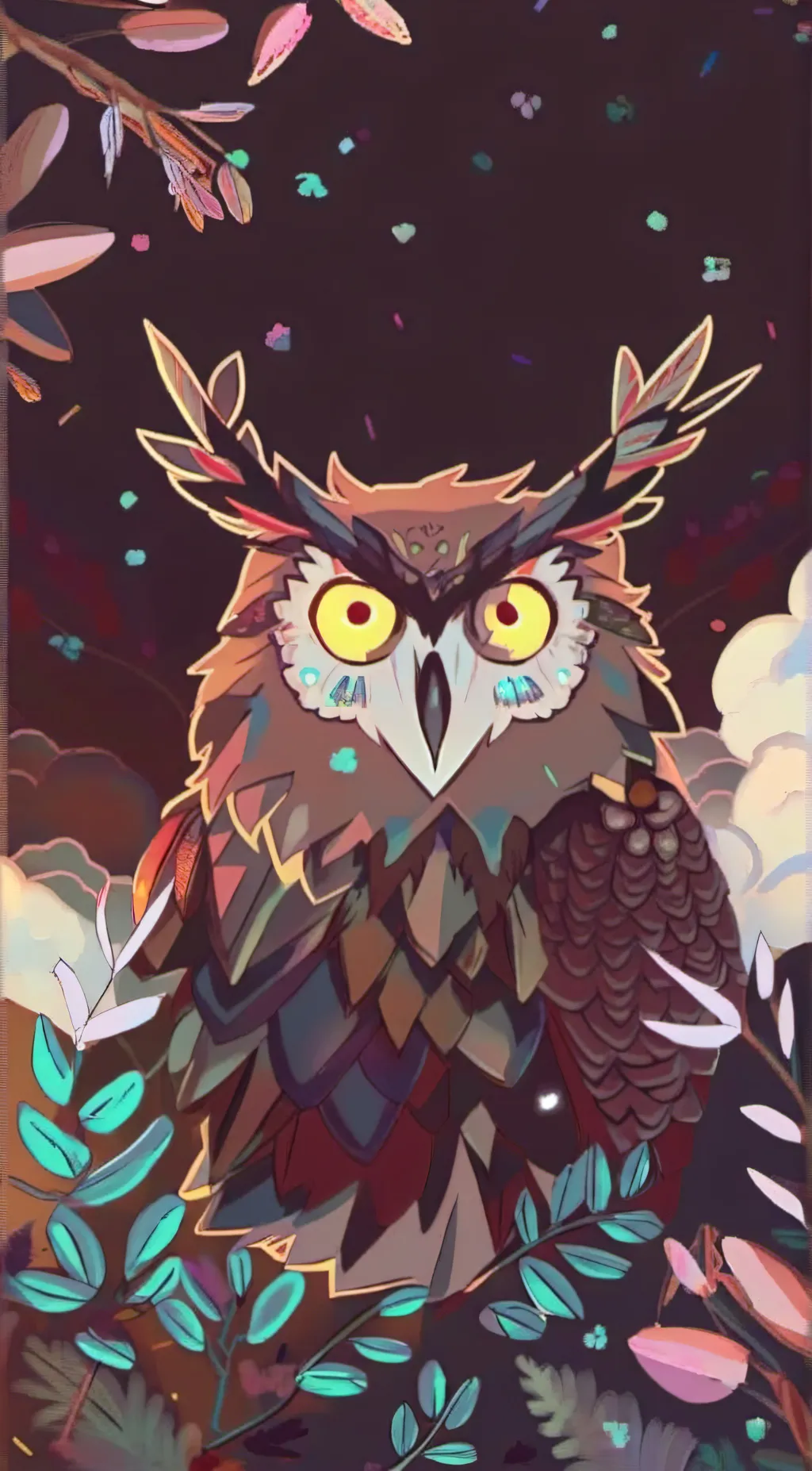 ai character: The owl house! background