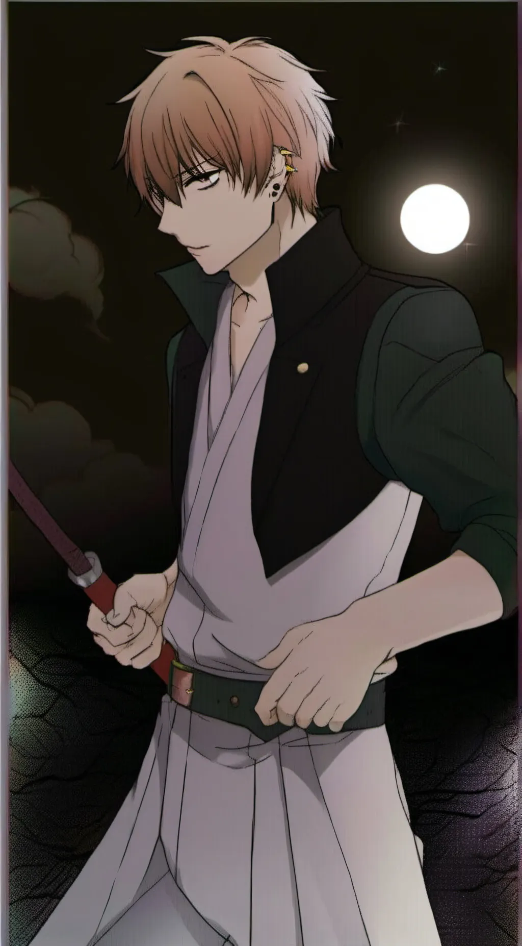 ai character: okita sougo background