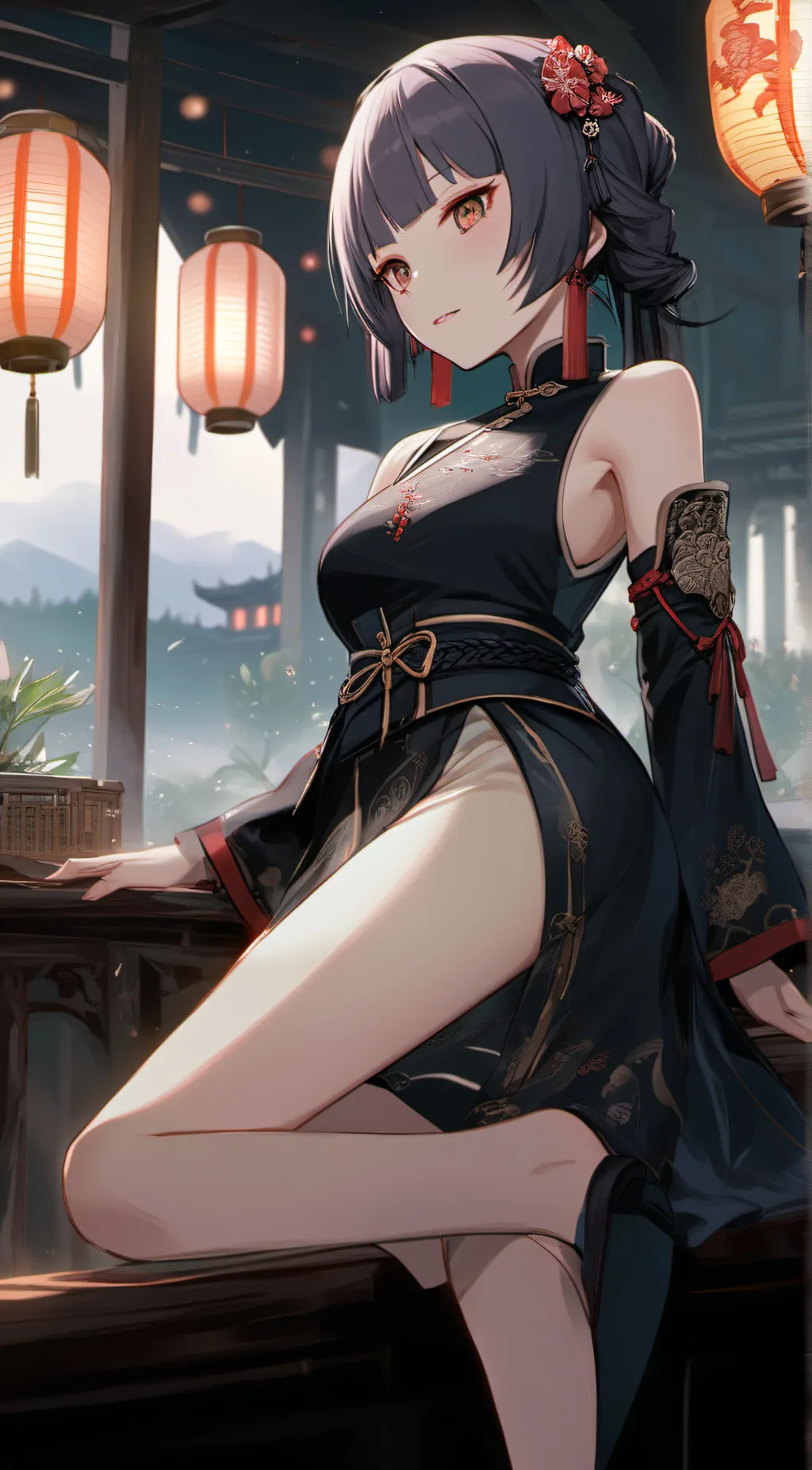 ai character: 秦艳华 background