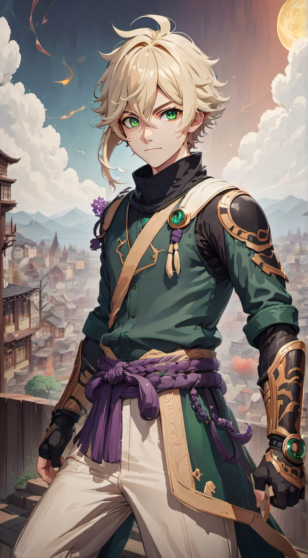 ai character: lloyd garmadon background