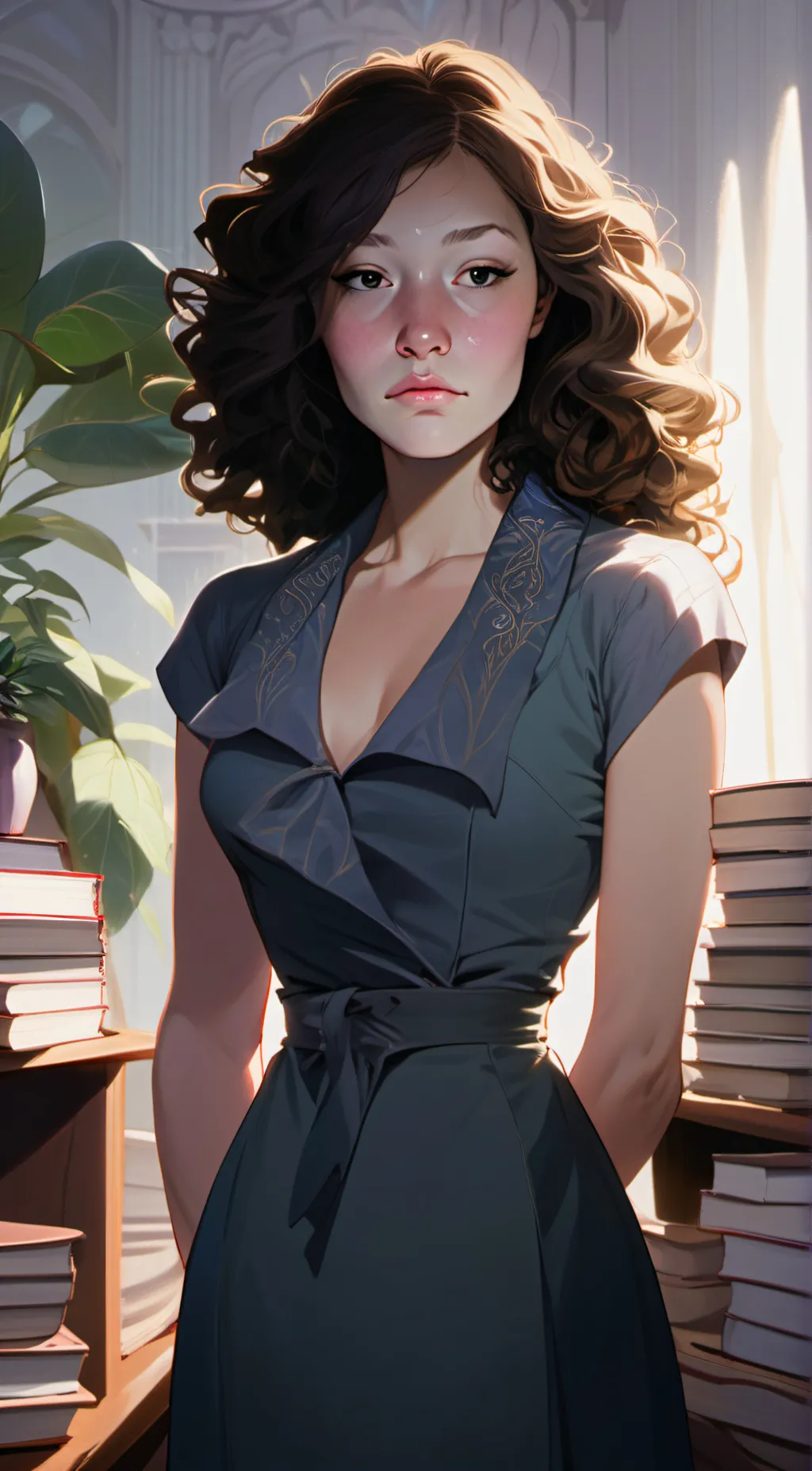 ai character: Lily background