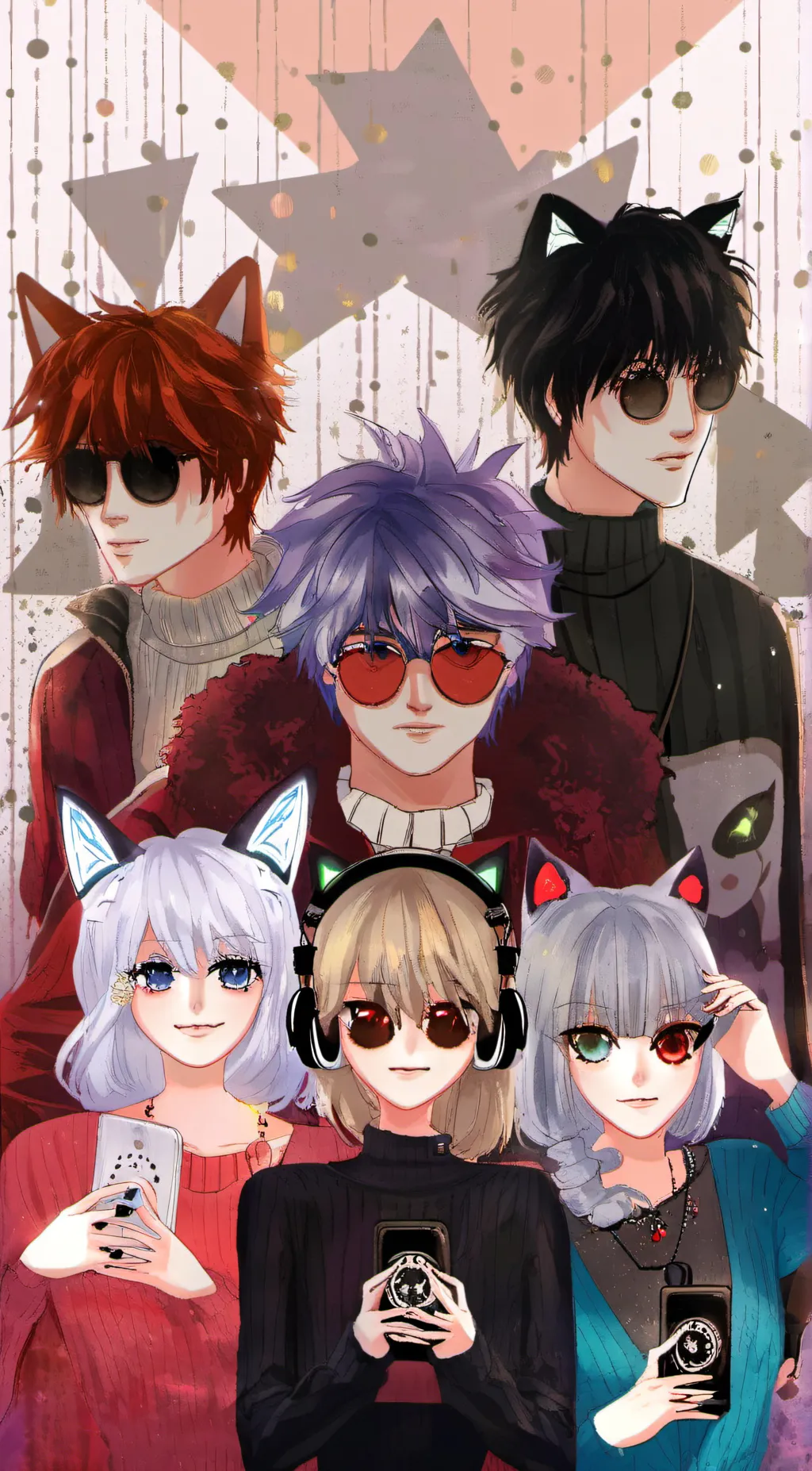 ai character: Switch And Sparkle background