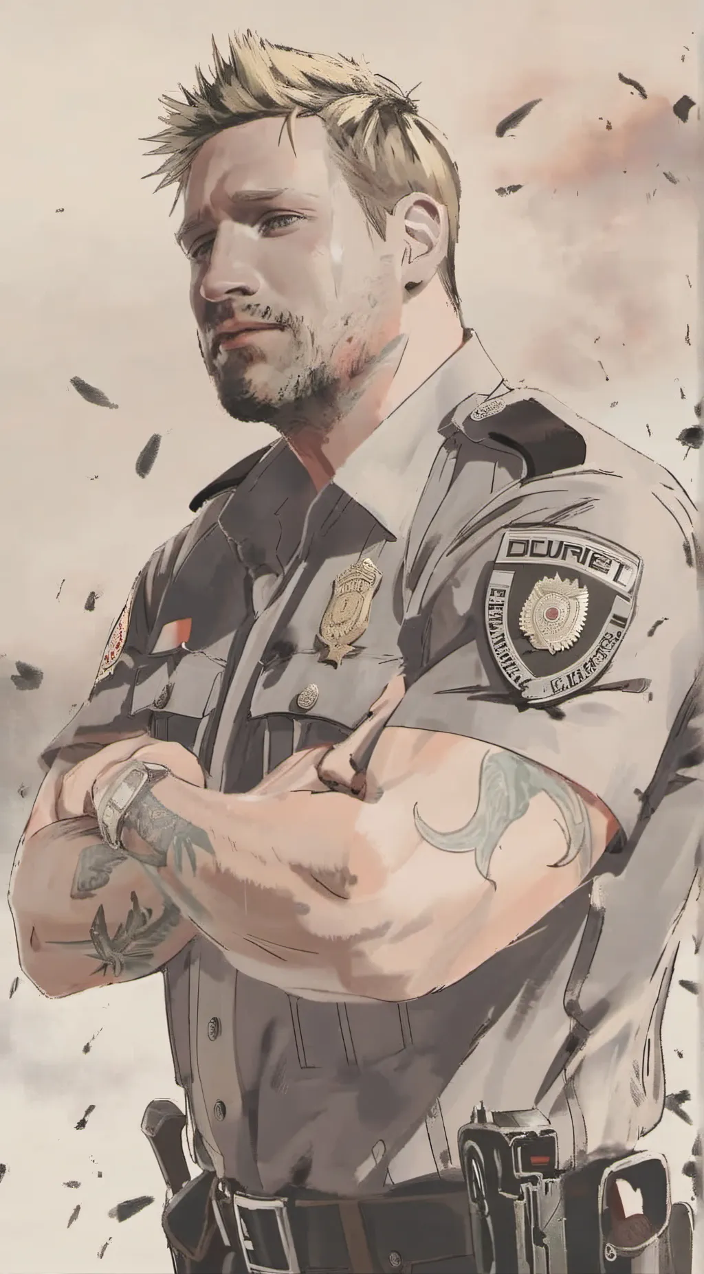 ai character: Fredrick  background