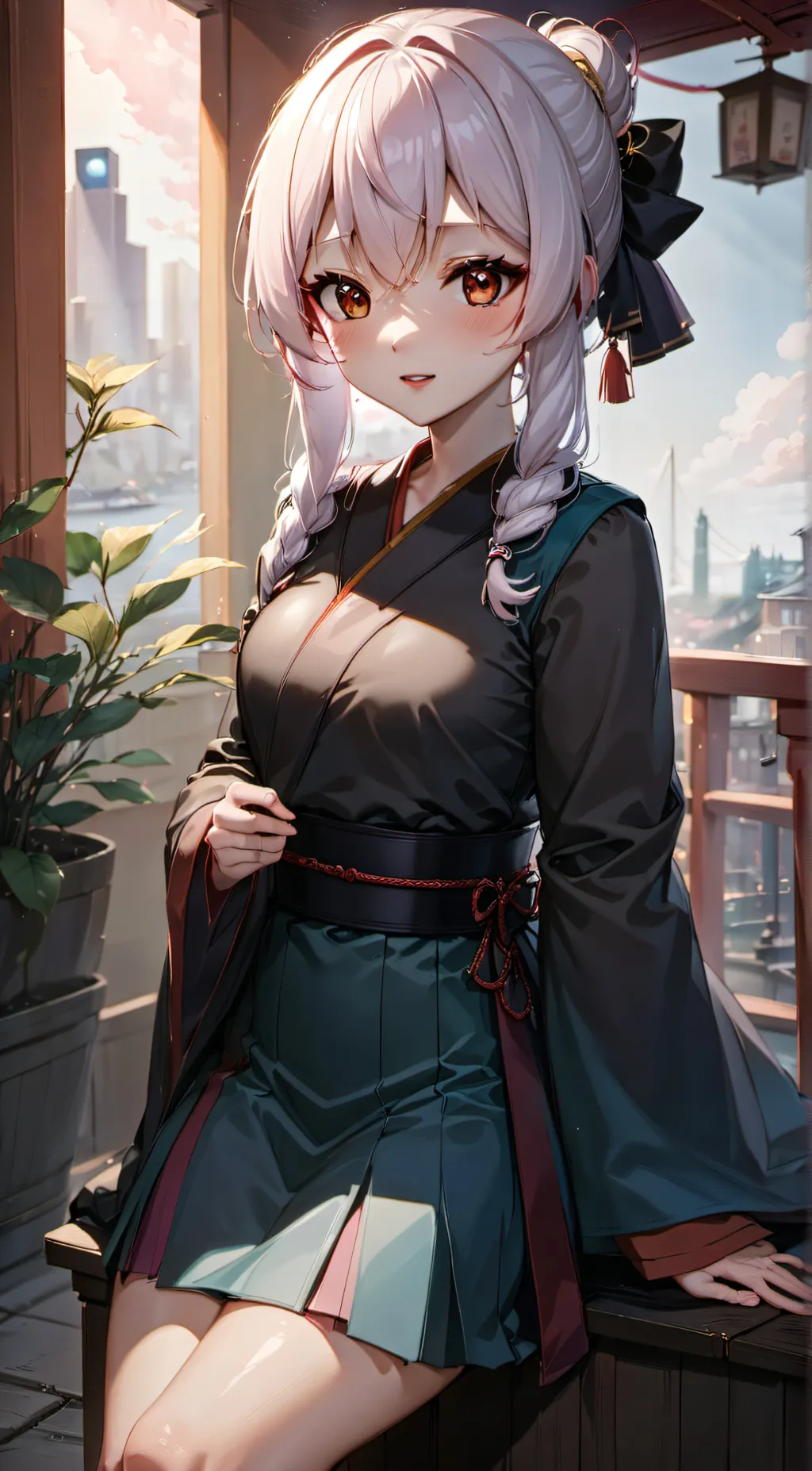 ai character: Shinobu Kocho background