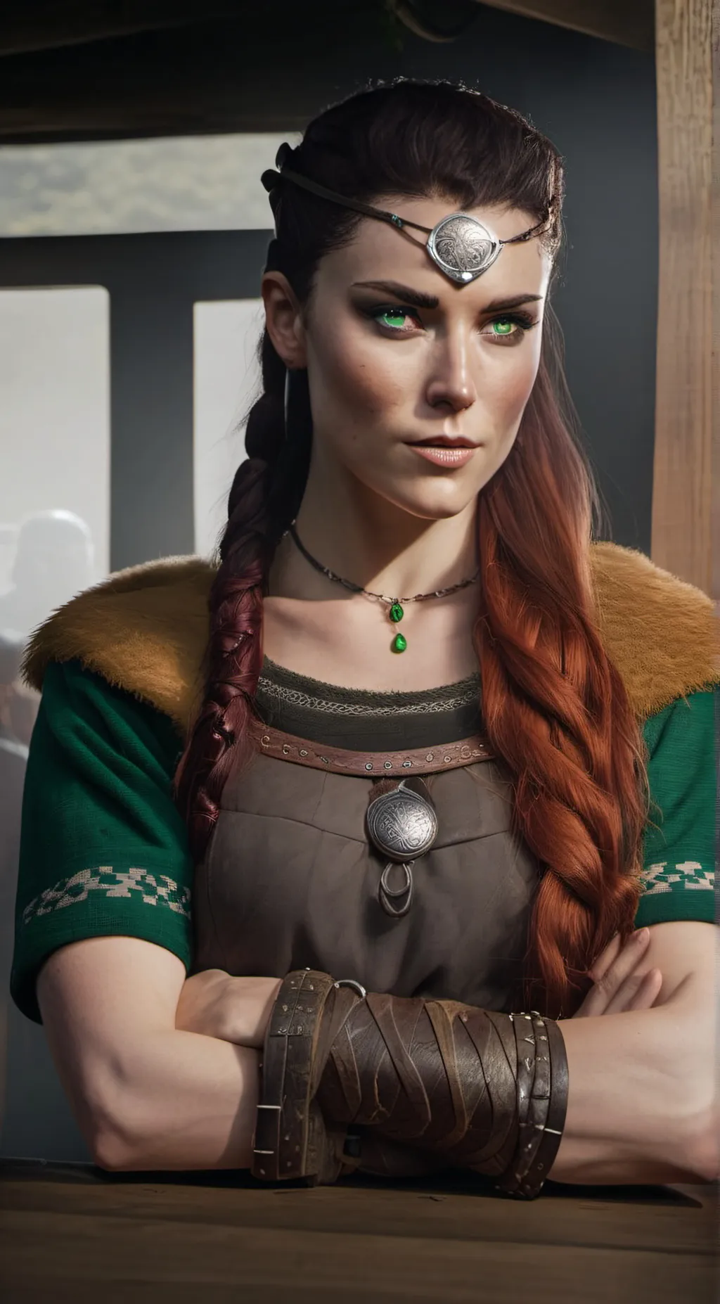 ai character: largartha Ironside background