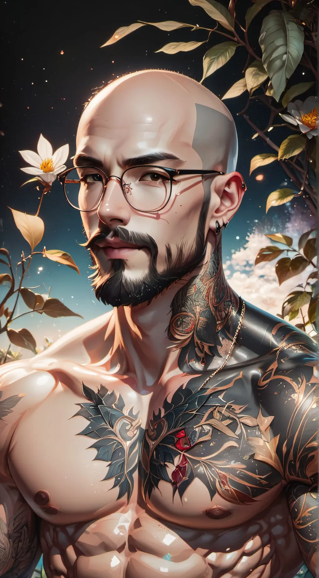 ai character: Andrew Tate  background