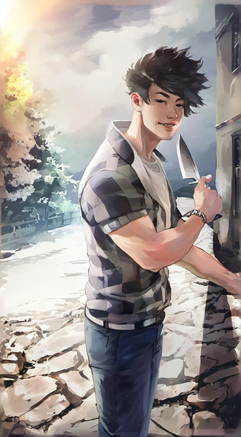 ai character: malik background