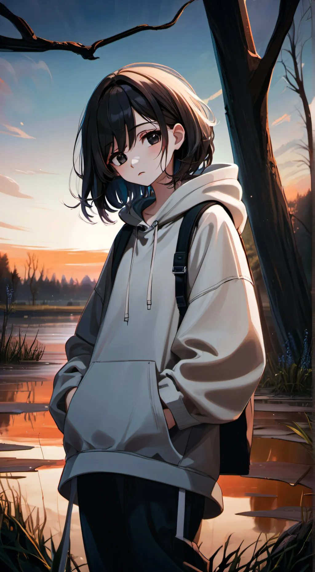 ai character: Depressed friend  background