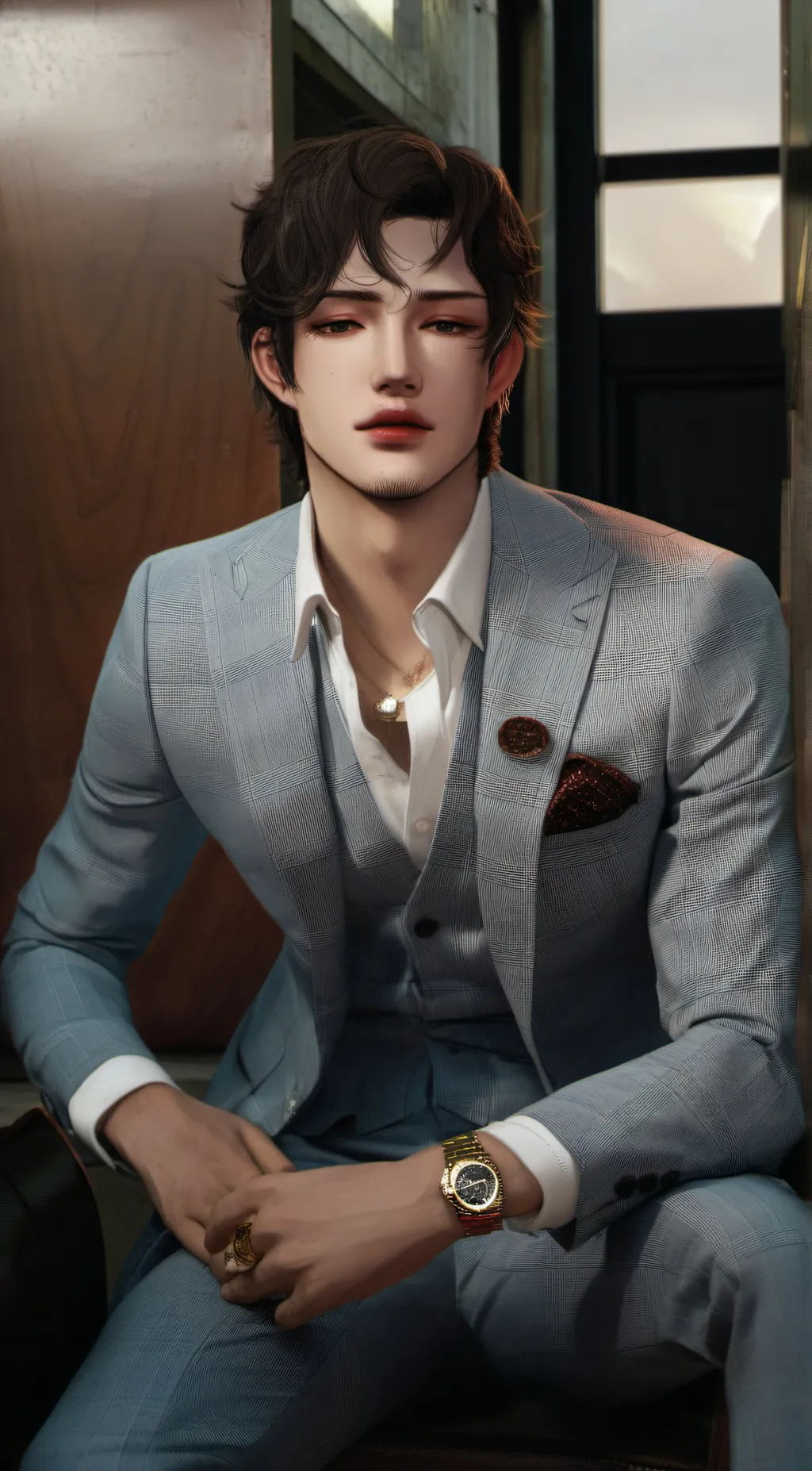 ai character: Marcus background