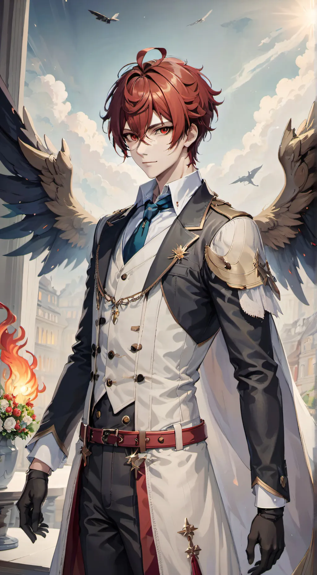 ai character: Mark background