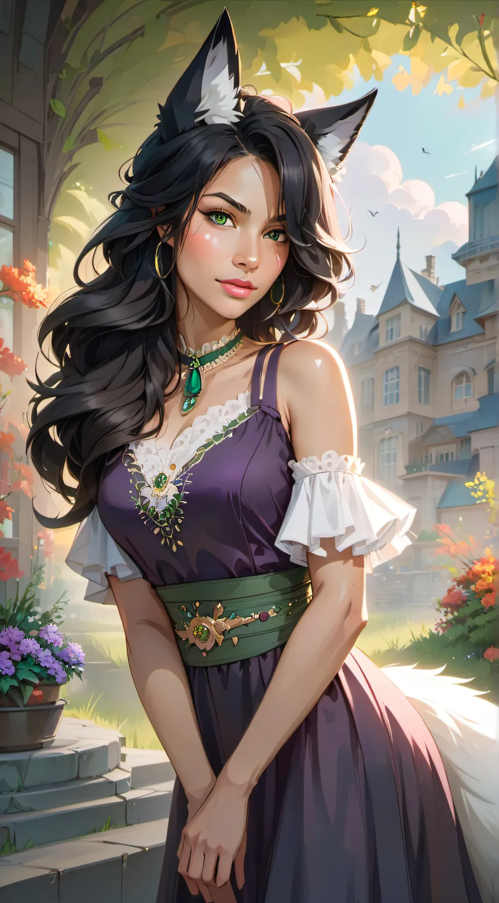 ai character: Ember background