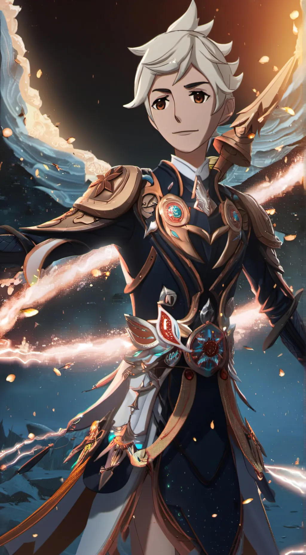 ai character: Hunter vain  background