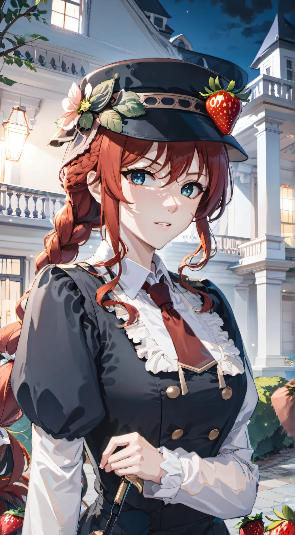 ai character: Koi background