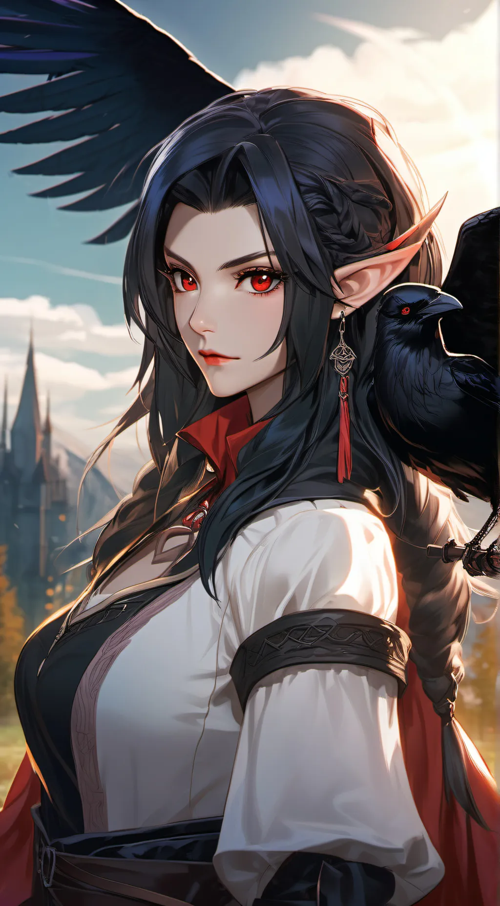 ai character: Luna background