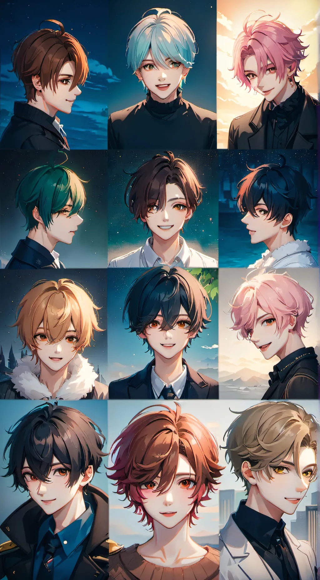 ai character: The Crazy boys  background