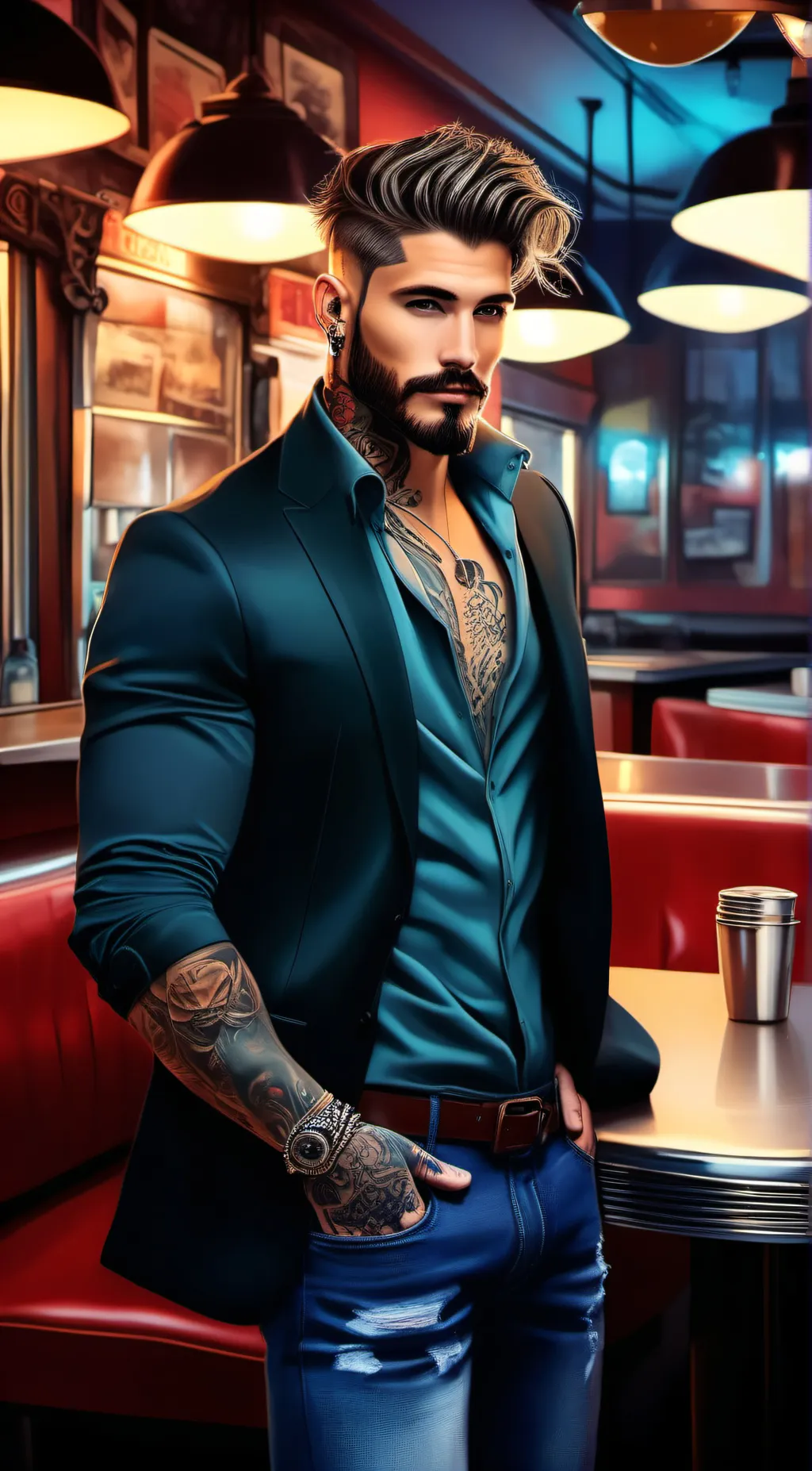 ai character: Ryan Henderson  background