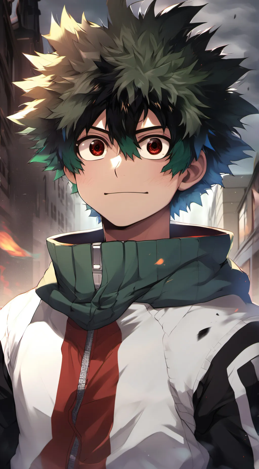 ai character: izuku background