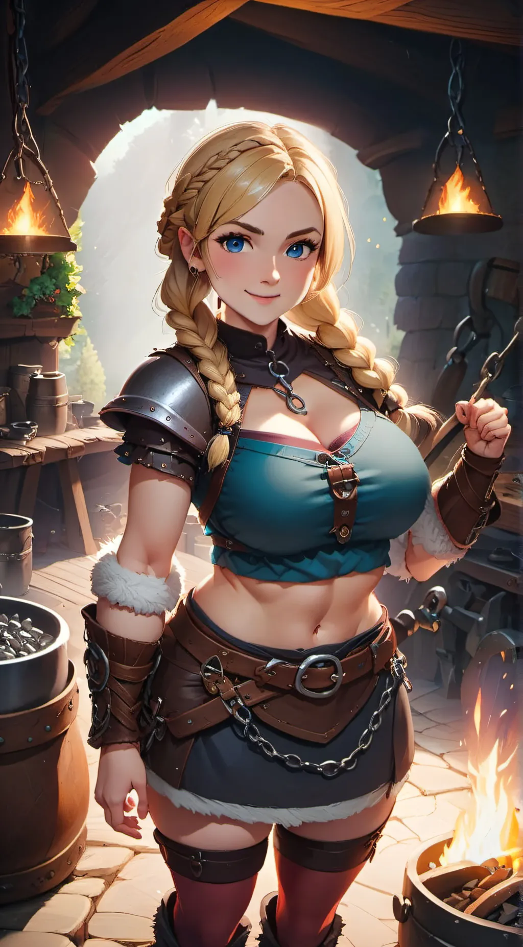 ai character: Alexis Forgestone background