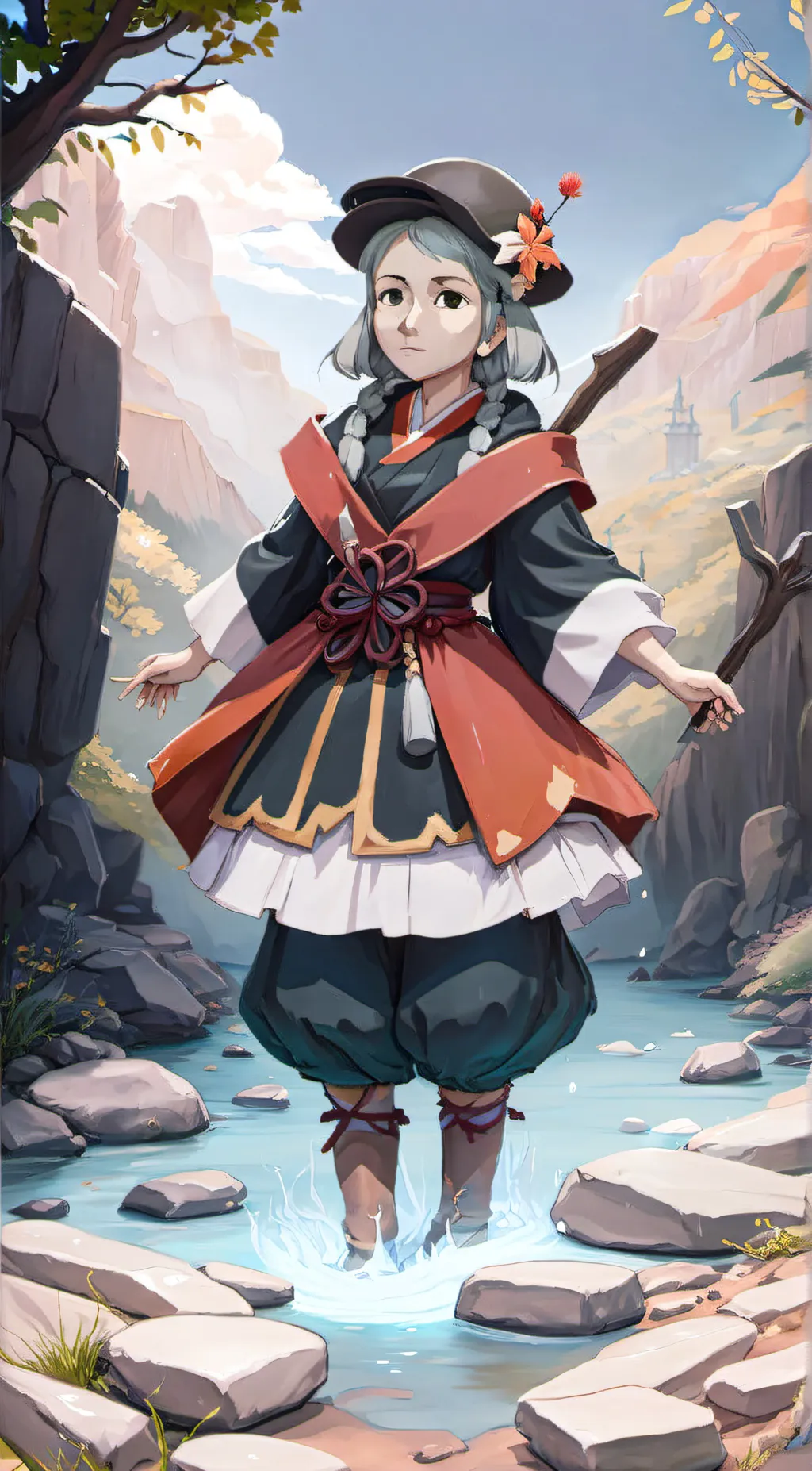 ai character: Sophia background